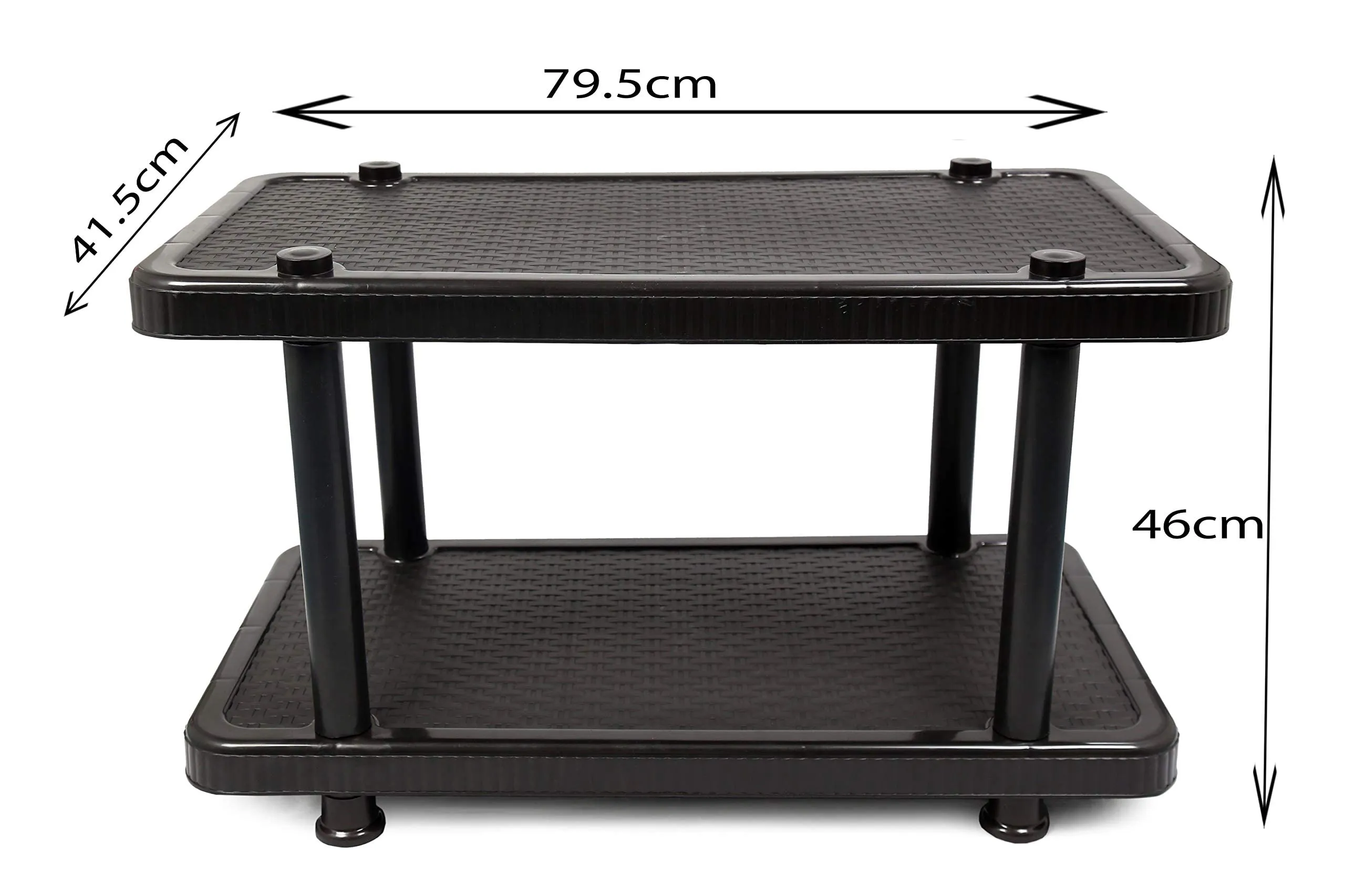 Esquire Coffee Table Black, Plastic Table Used for Tea/Centre/Teapoy