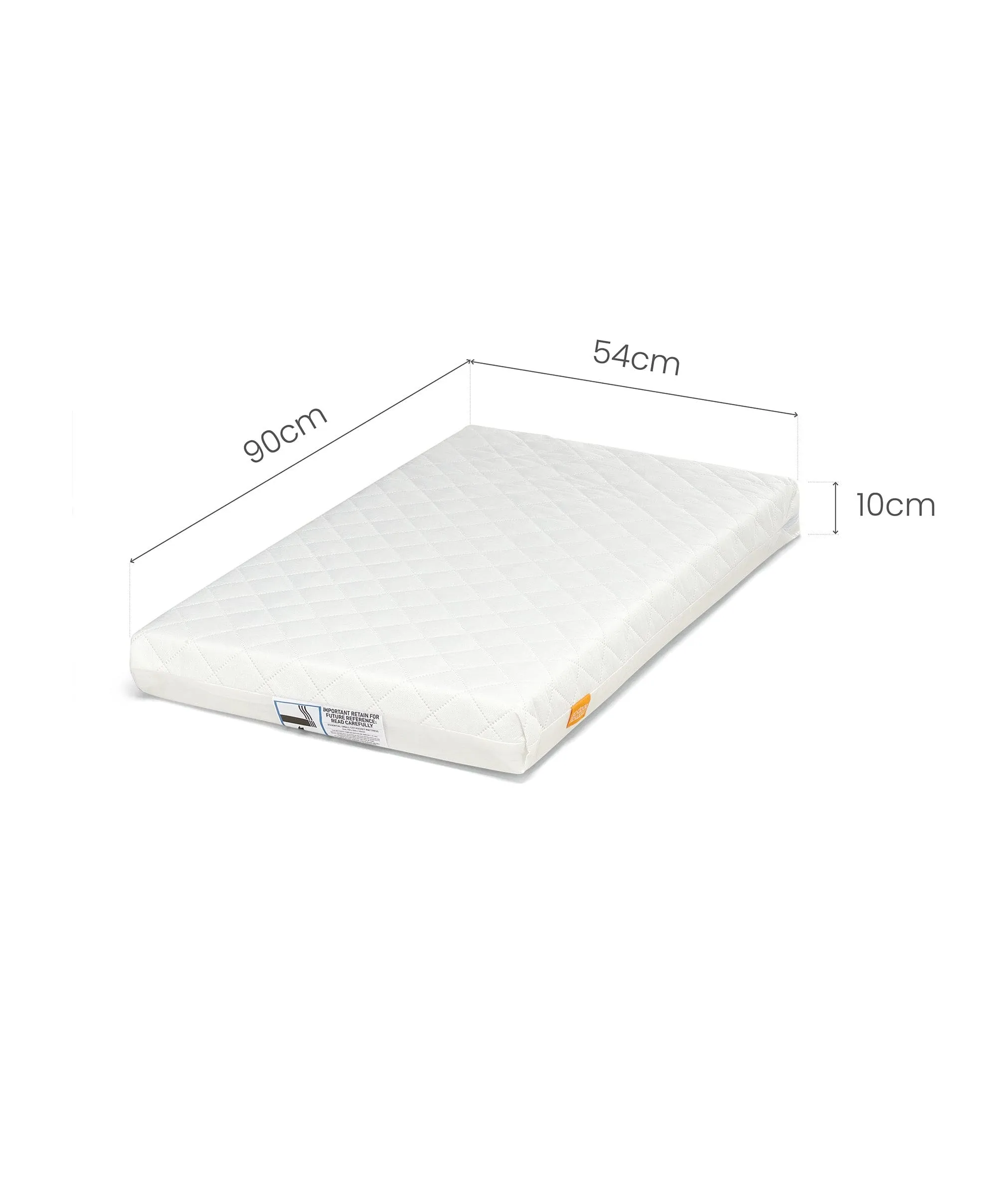 Essential Pocket Spring Petite Cot Mattress