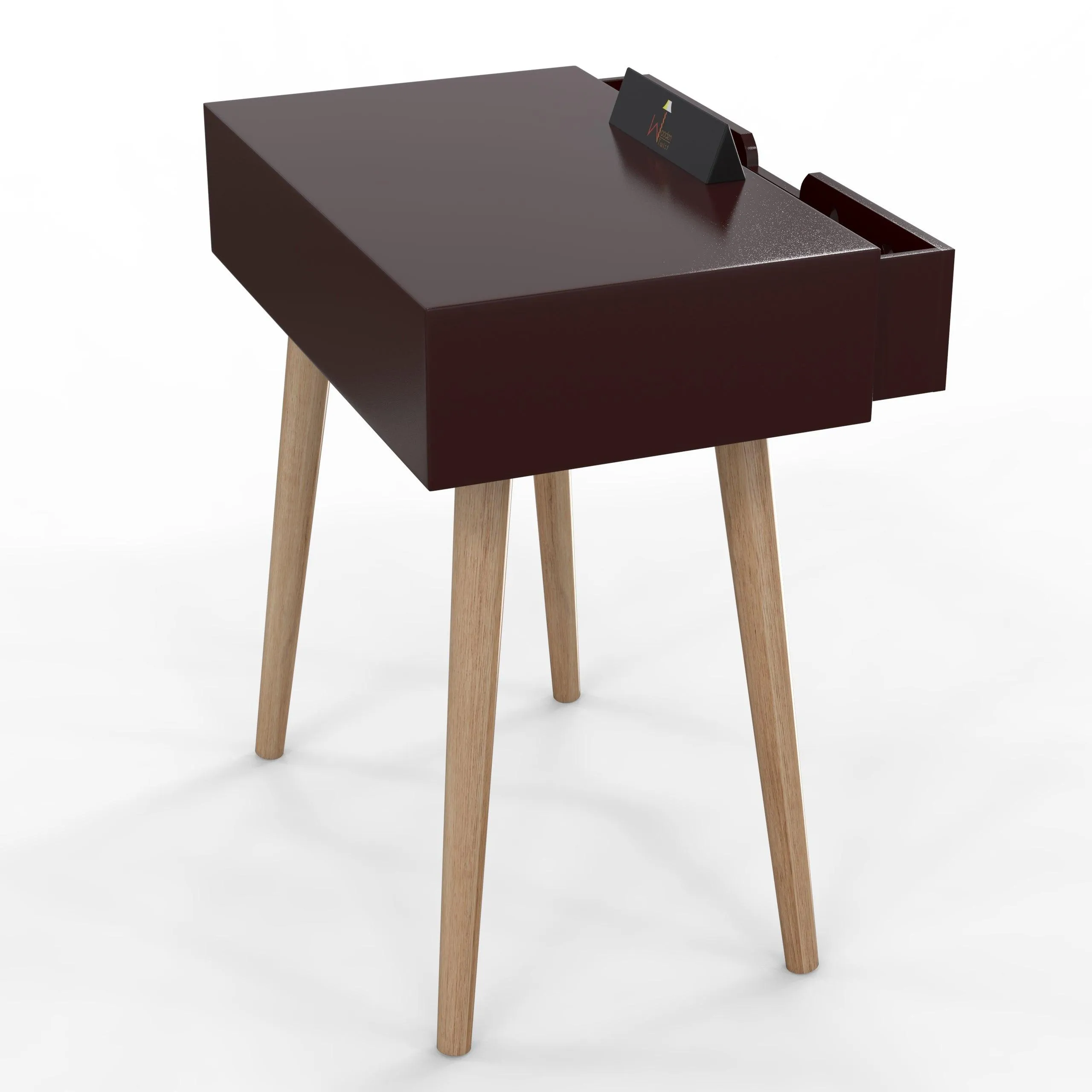 Estrella Wooden Bedside Table With Storage Drawer Nightstand