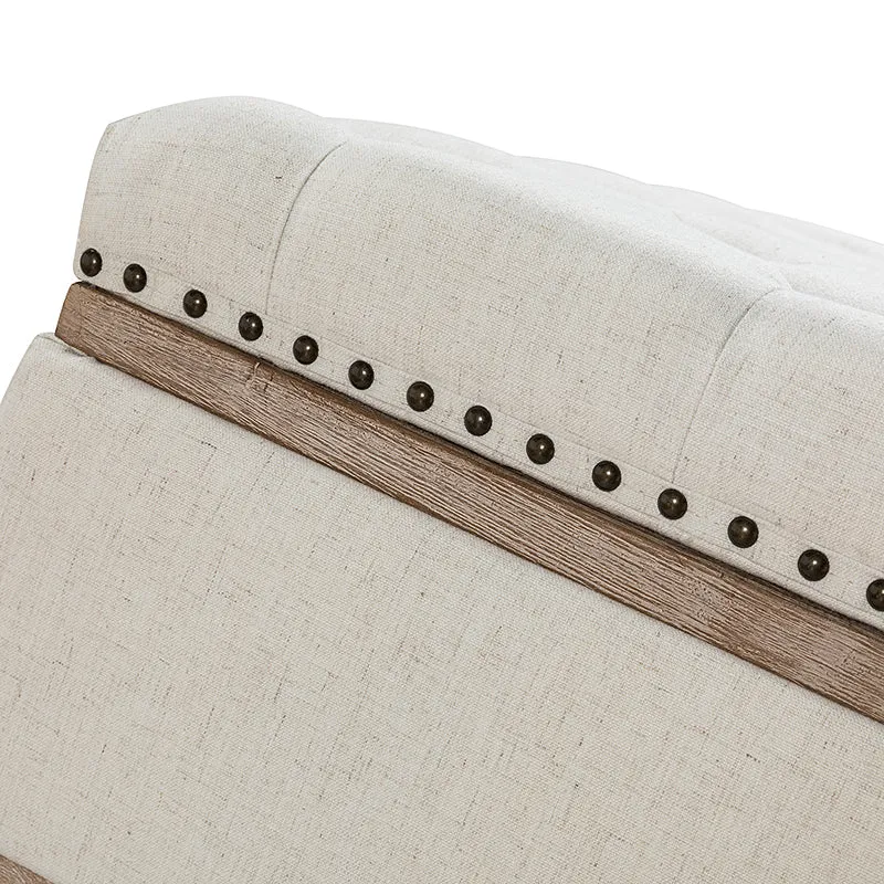 Flora Upholstered Storage Cocktail Ottoman