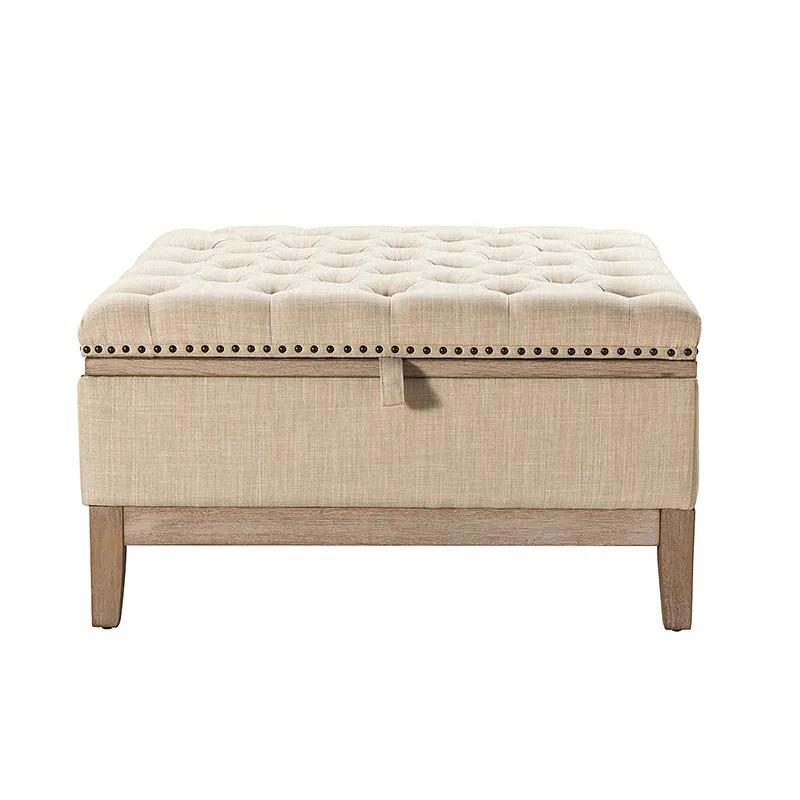 Flora Upholstered Storage Cocktail Ottoman