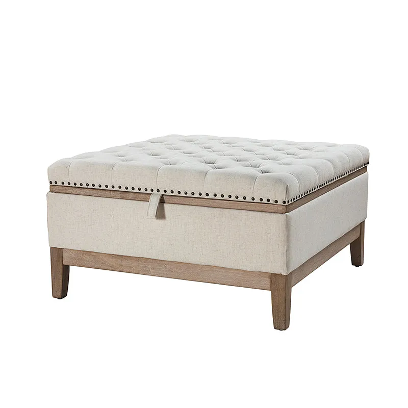 Flora Upholstered Storage Cocktail Ottoman