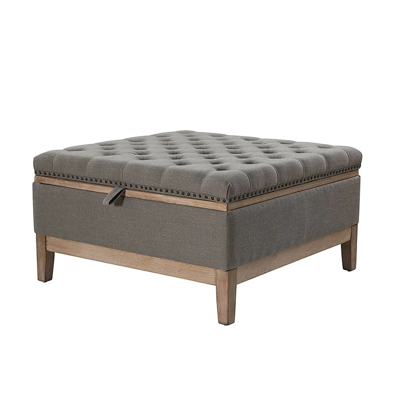 Flora Upholstered Storage Cocktail Ottoman