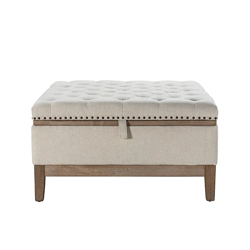 Flora Upholstered Storage Cocktail Ottoman