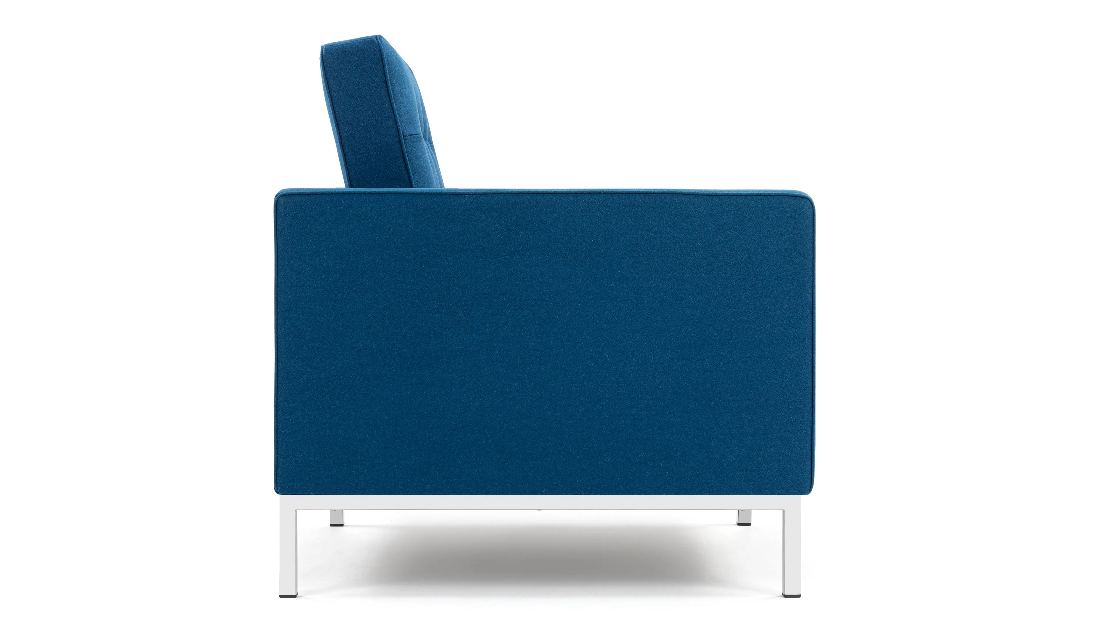 Florence - Florence Lounge Chair, Indigo Blue Wool