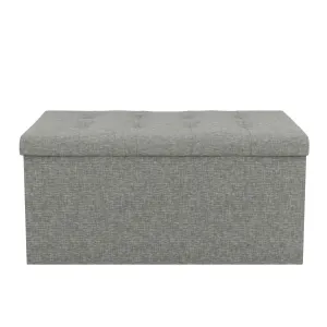 Foldable Rectangle Storage Ottoman