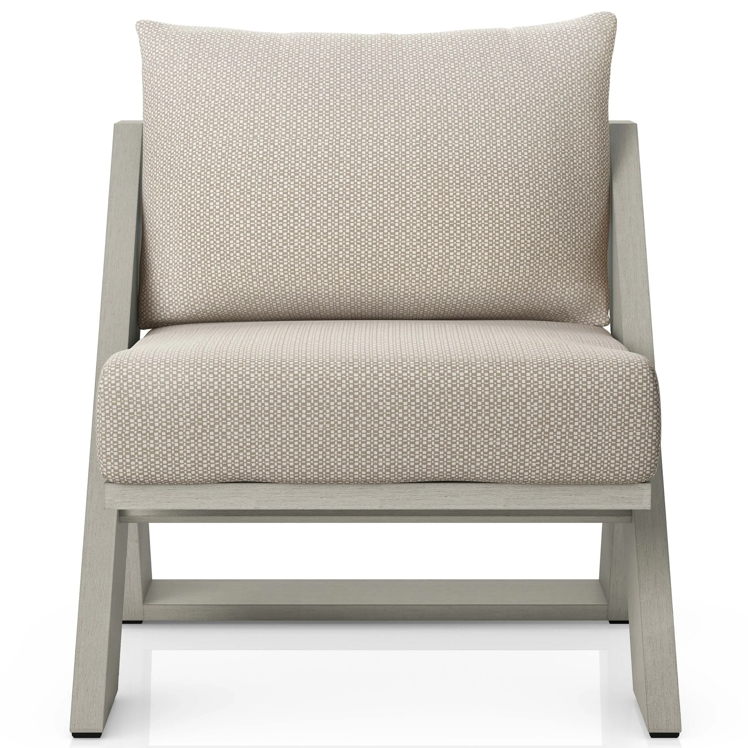 Hagen Outdoor Chair, Faye Sand/Weathered Grey