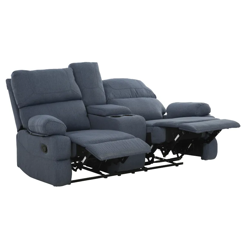 Comfortable H&B 2-Seater Fabric Recliner Sofa for Ultimate Relaxation