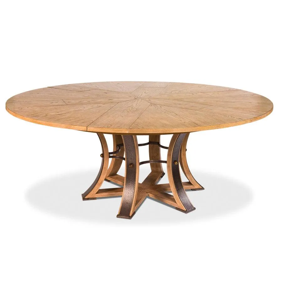 Heather Beige Tower Jupe Dining Table