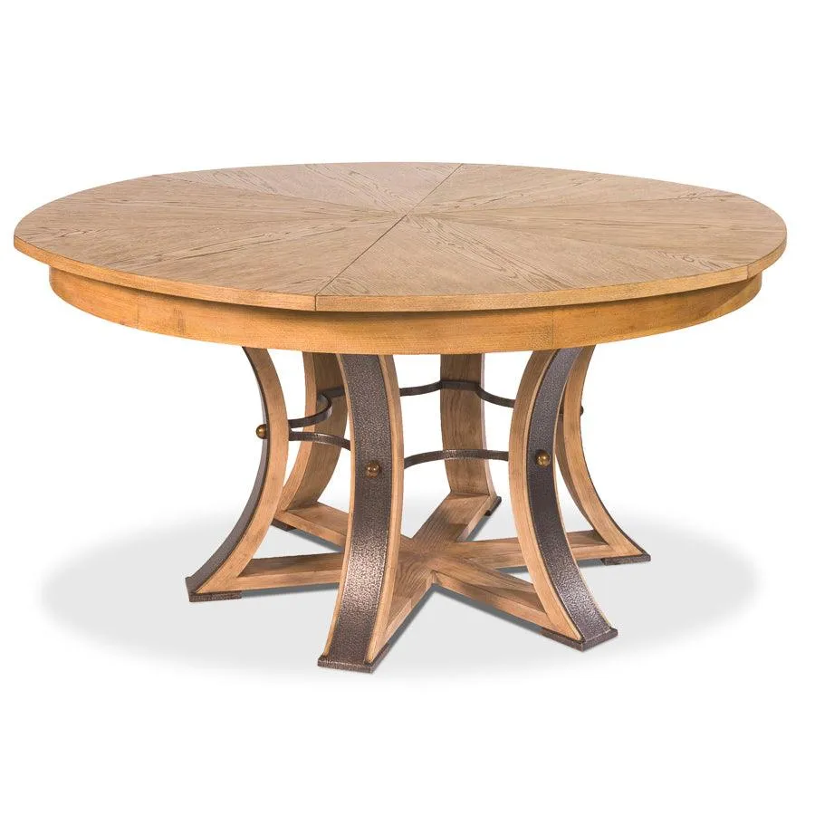 Heather Beige Tower Jupe Dining Table