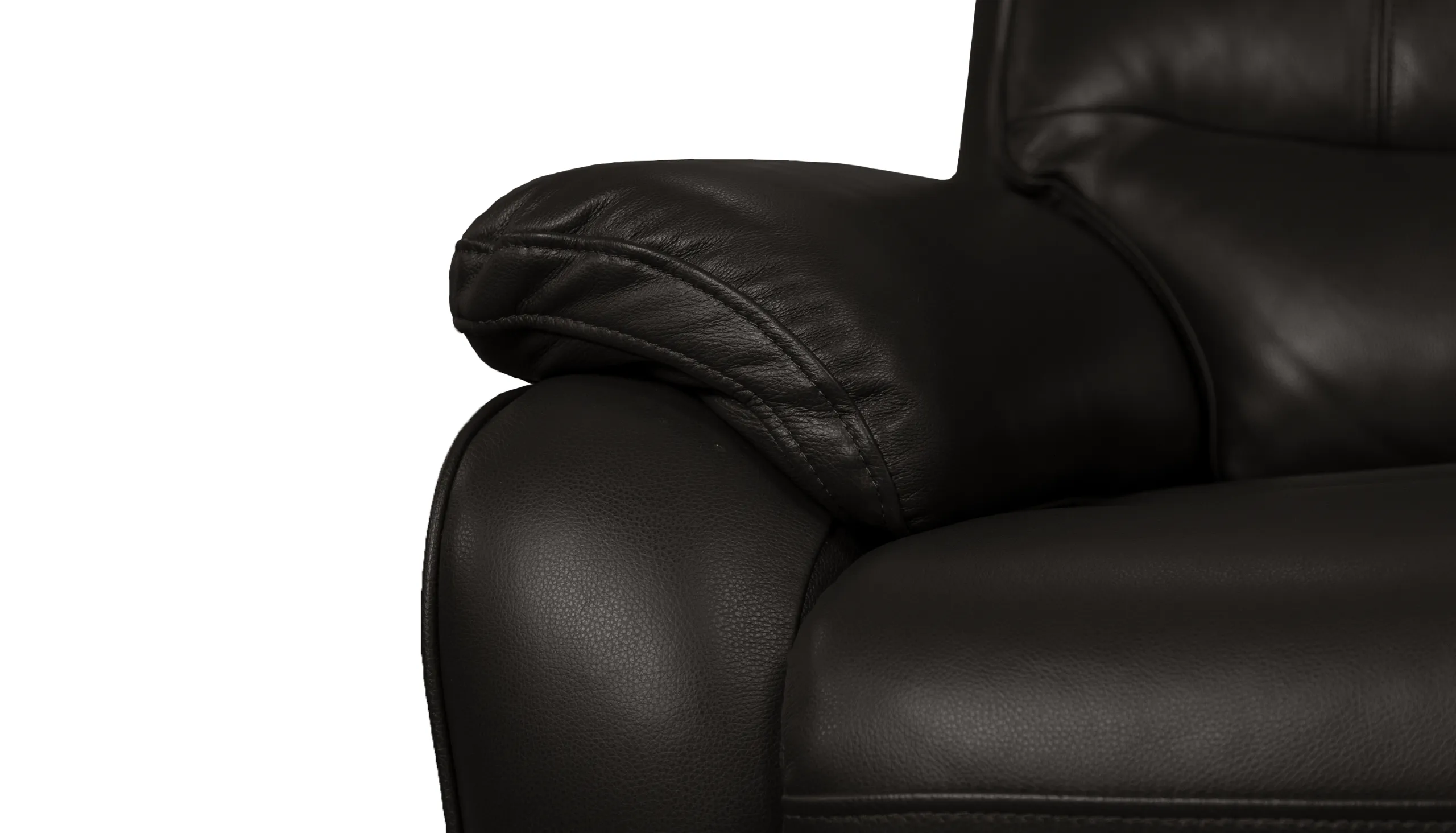 James Large Double Power Recliner Leather Corner Sofa