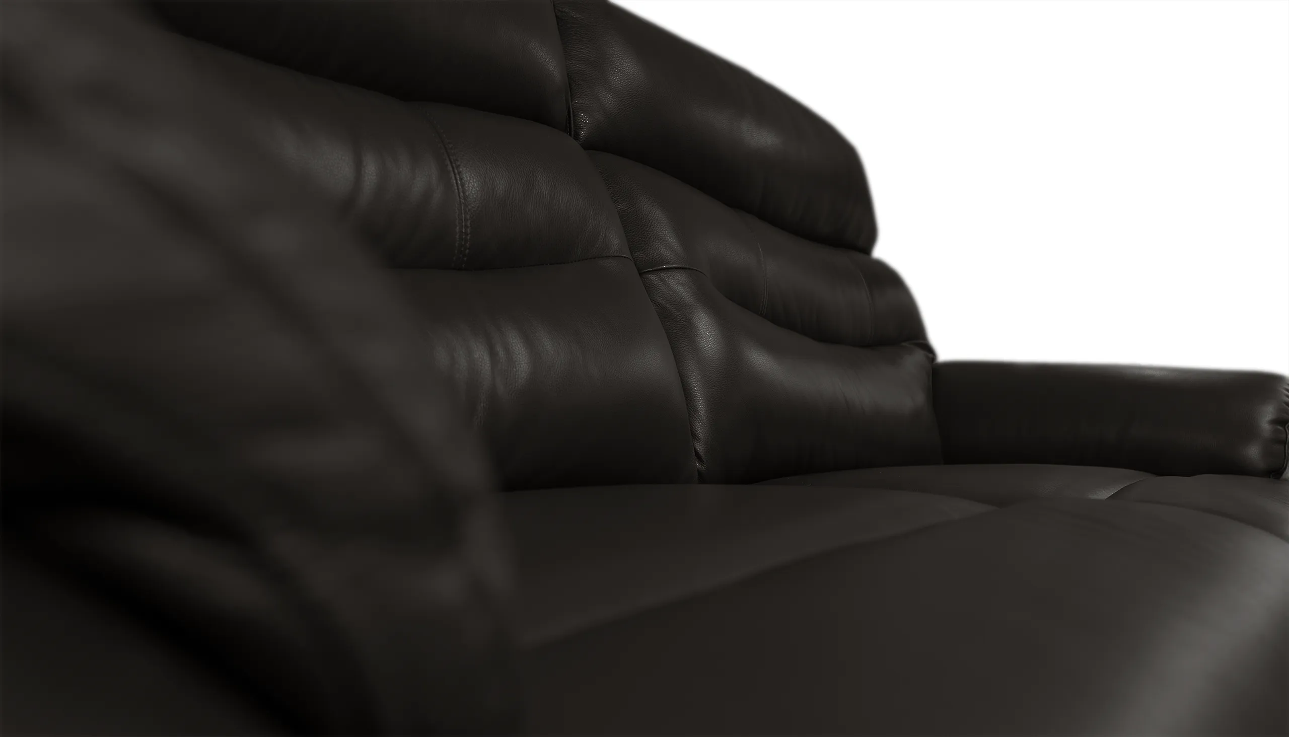 James Large Double Power Recliner Leather Corner Sofa