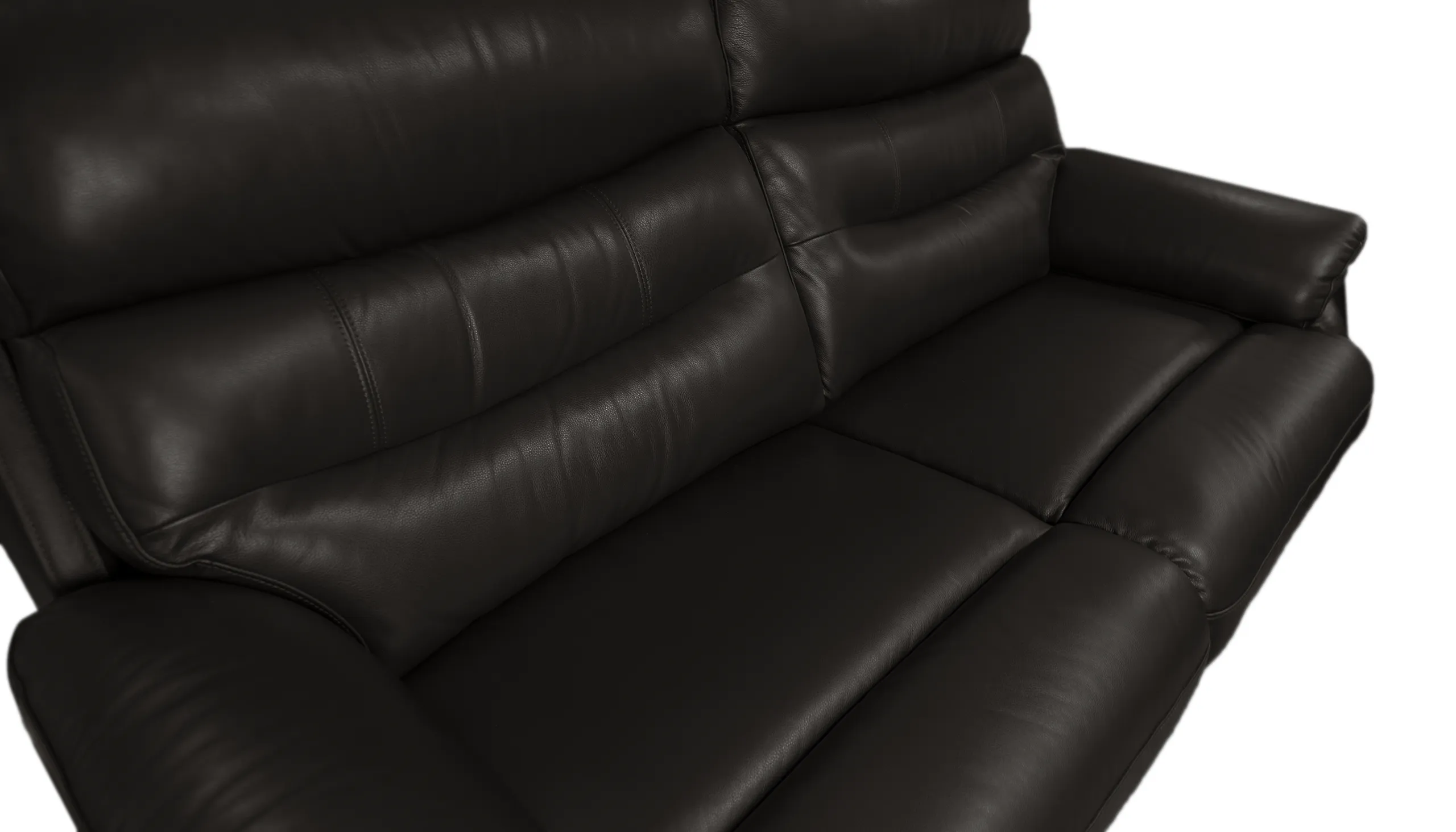 James Large Double Power Recliner Leather Corner Sofa