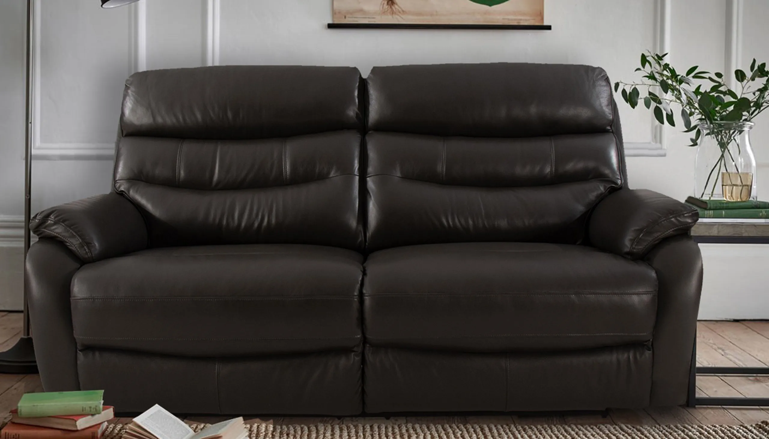 James Power Recliner Leather Armchair