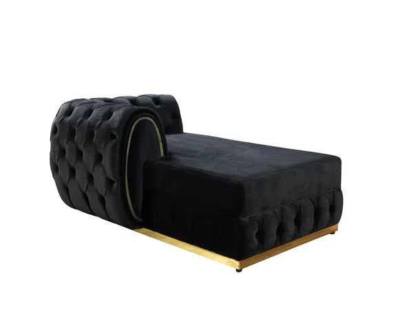 Jessie Velvet Double Chaise Sectional