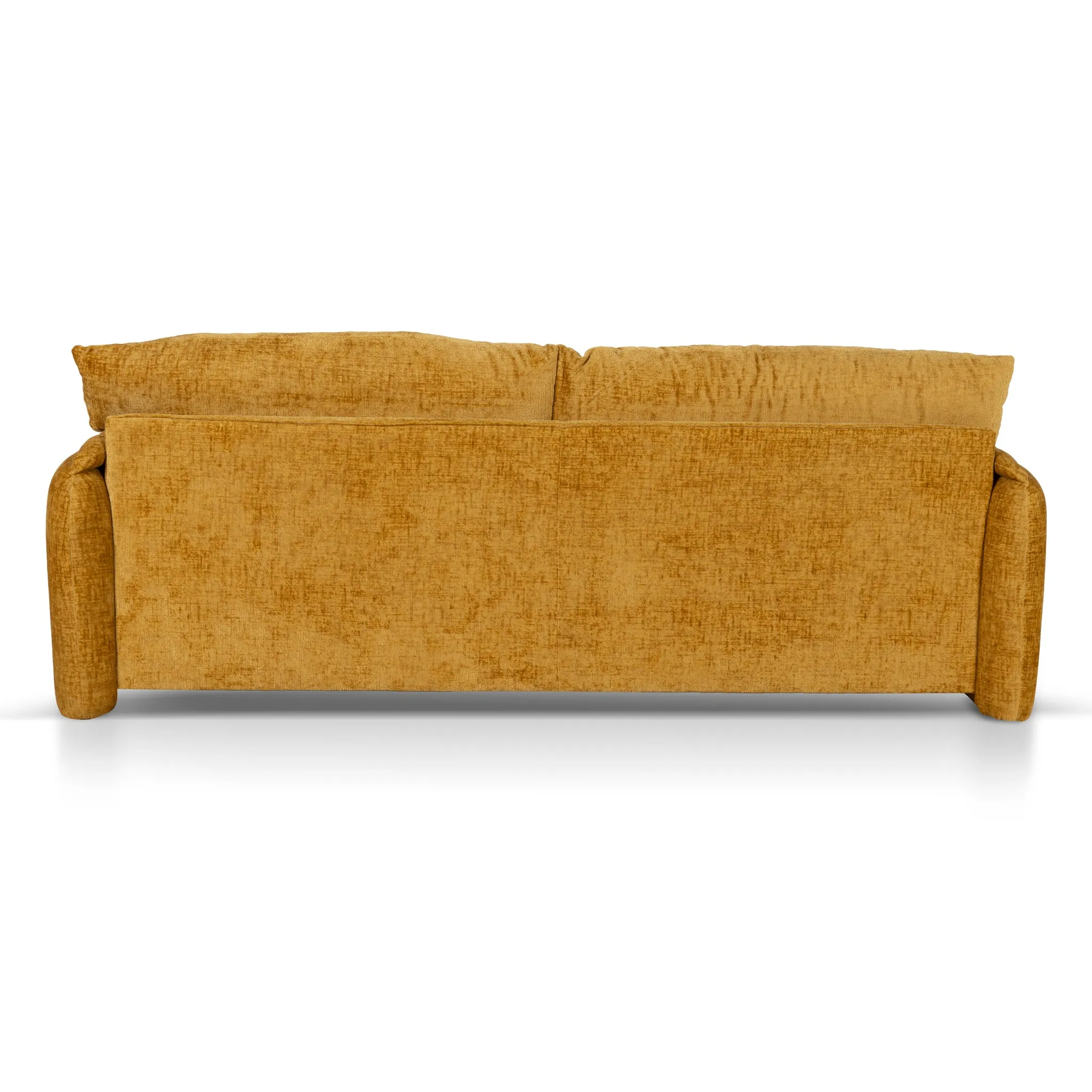 Jordie 3 Seater Fabric Sofa - Ochre