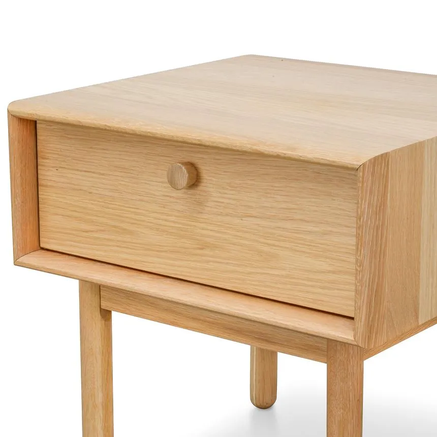 Lamp Side Table with Drawer - Natural