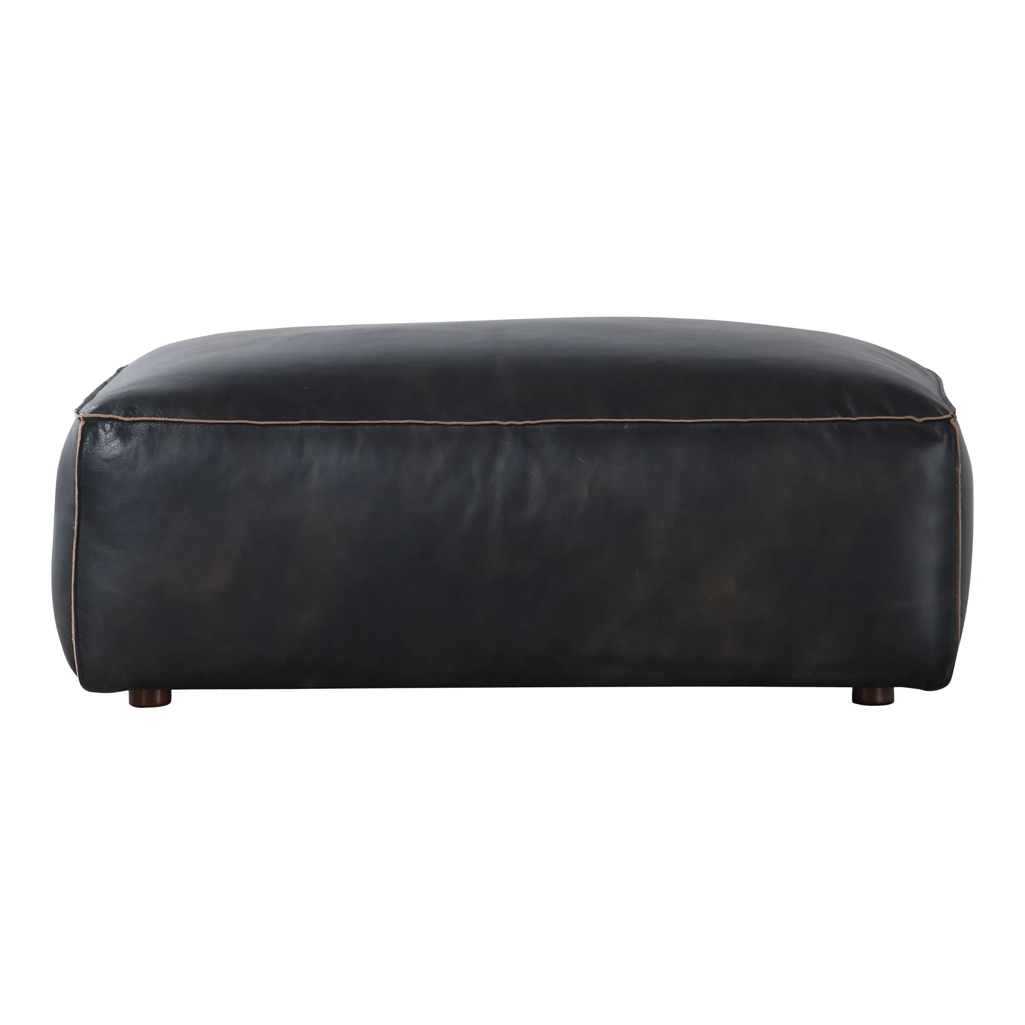 Luxe Ottoman Antique Black