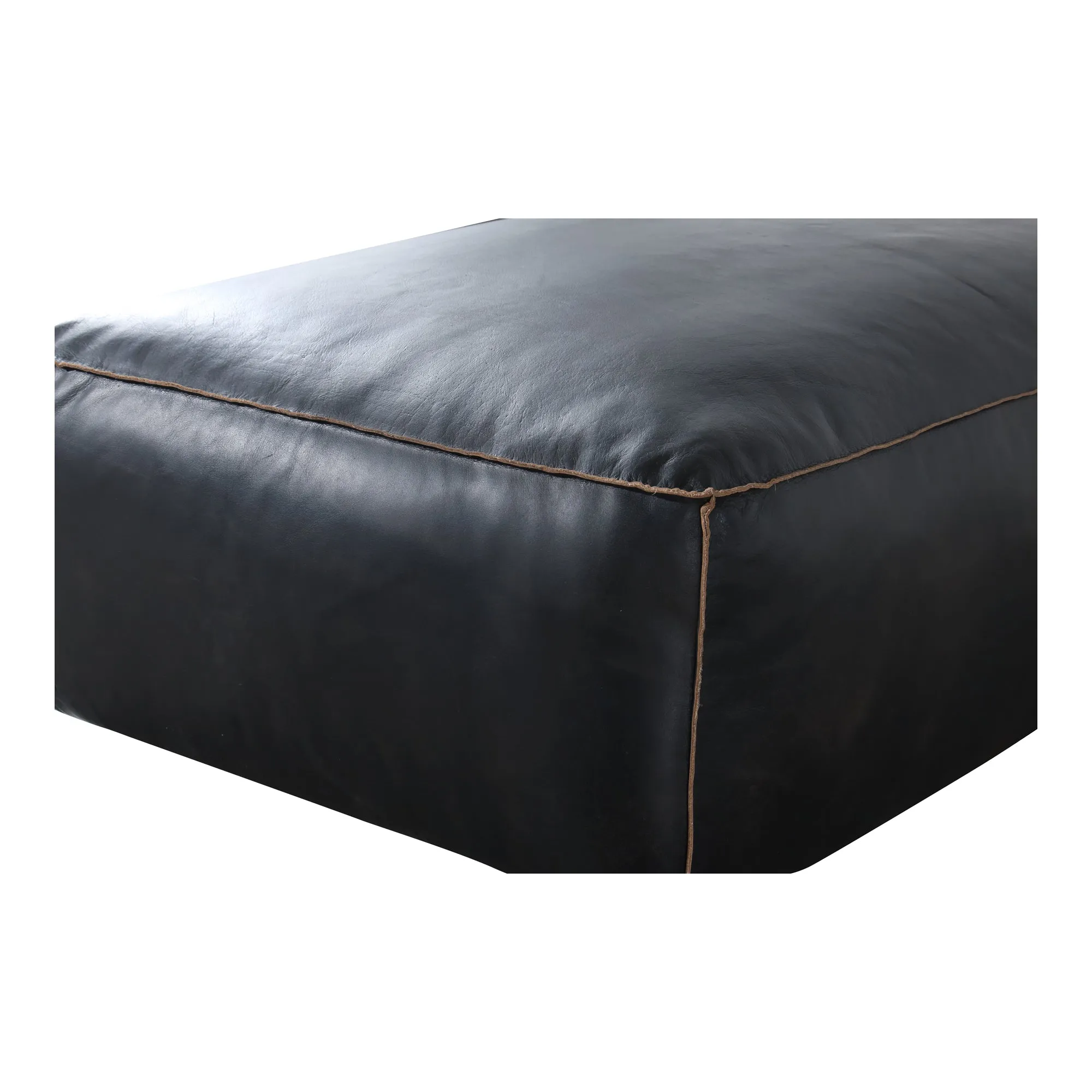 Luxe Ottoman Antique Black