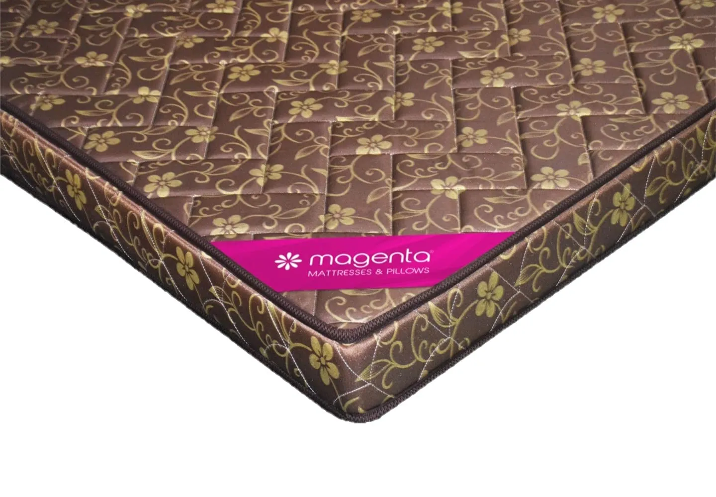 Magenta Siesta 5 Inch High Resilience Foam Dual Comfort Mattress, King Size Medium Firm Mattress with Superior Comfort Pressure Relief & Cooler Sleeping -(Brown, 78 X 72 X 5 Inch)