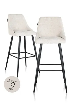 Modern Minimalist Bar Stools (2) | OROA Brooke