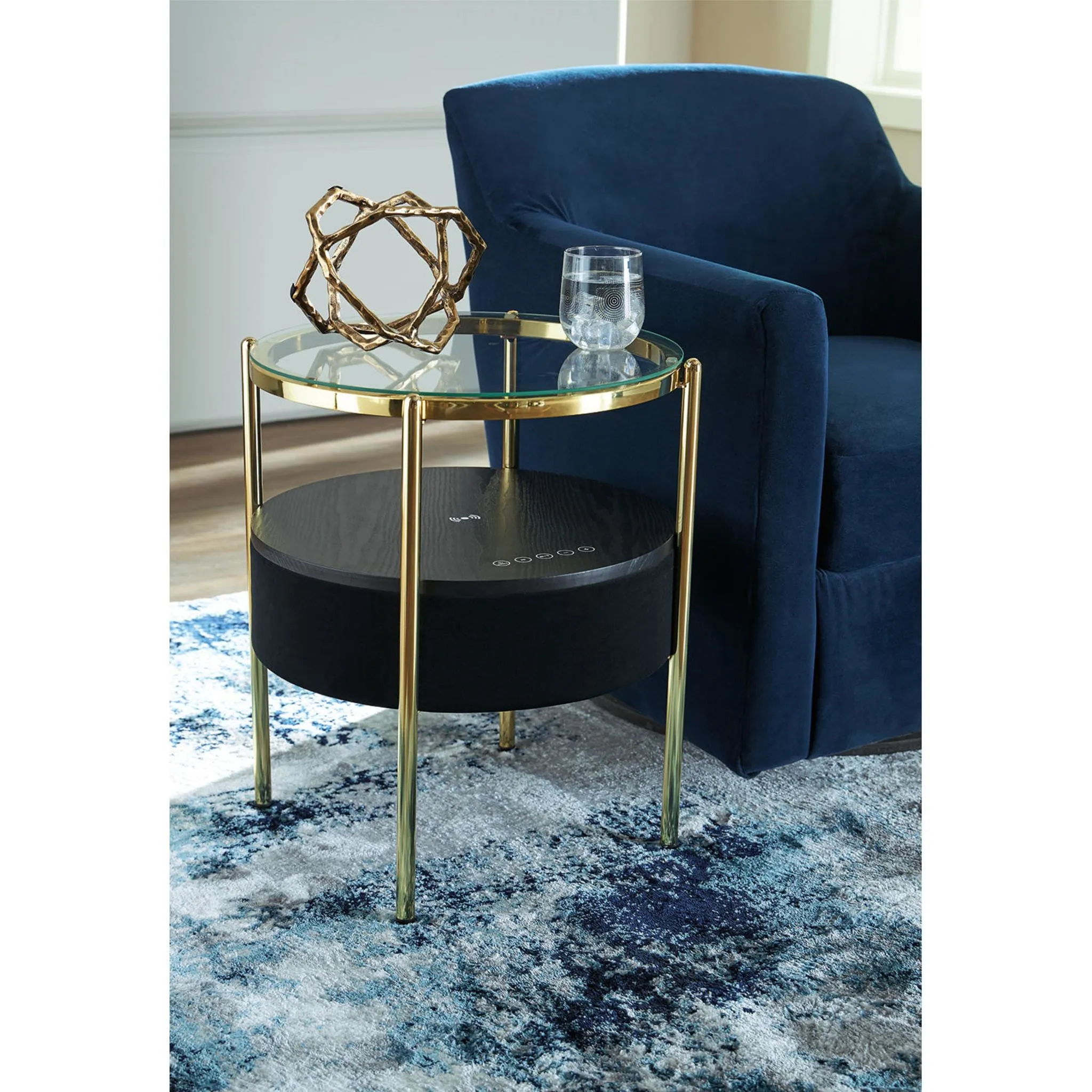 Nedman Accent Table with Speaker