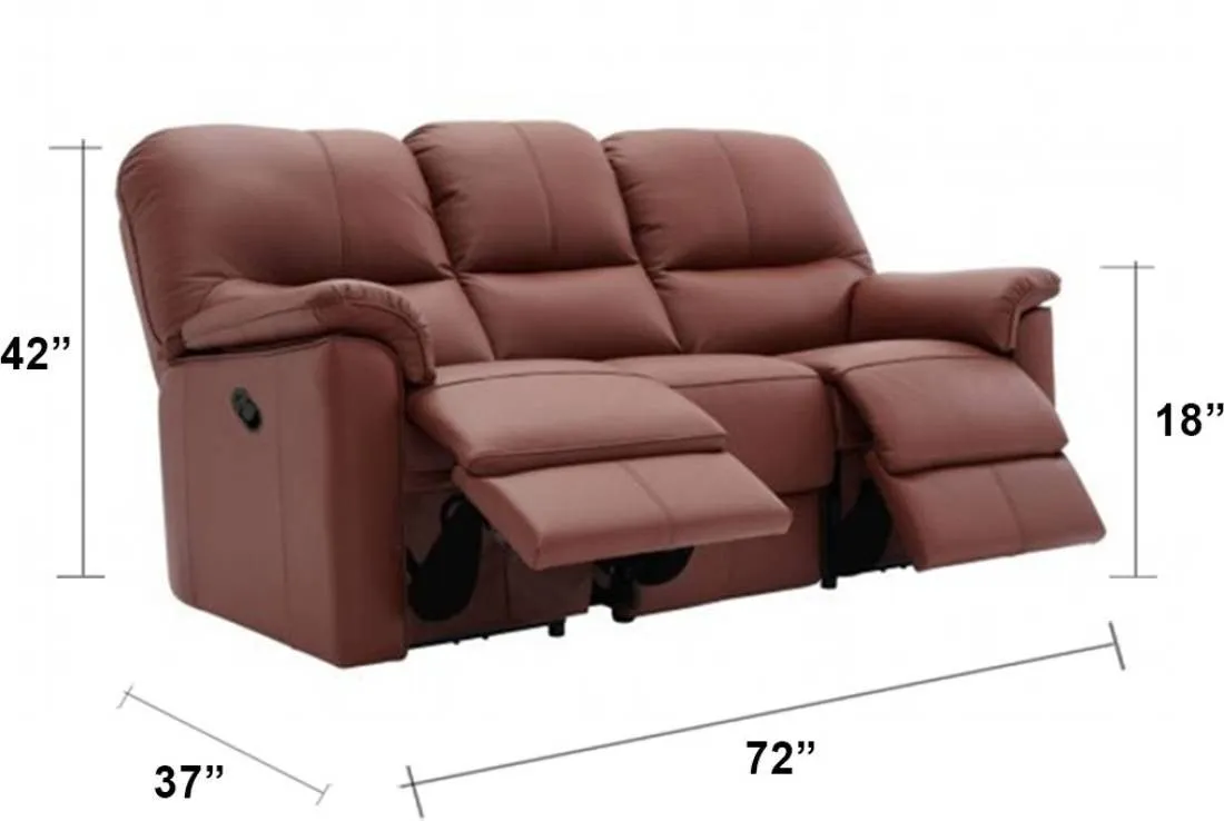 Parkwood Leatherette Manual Recliner | 1, 2, 3 Seater Leatherette Manual Recliner