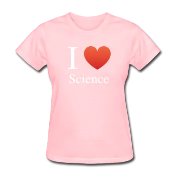 "I ♥ Science" (white) - Women's T-Shirt