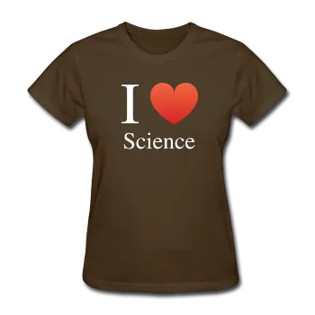 "I ♥ Science" (white) - Women's T-Shirt