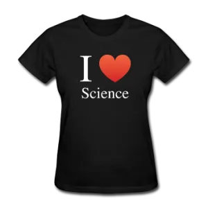 "I ♥ Science" (white) - Women's T-Shirt