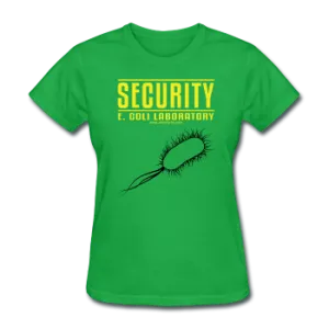 "Security E. Coli Laboratory" - Women's T-Shirt