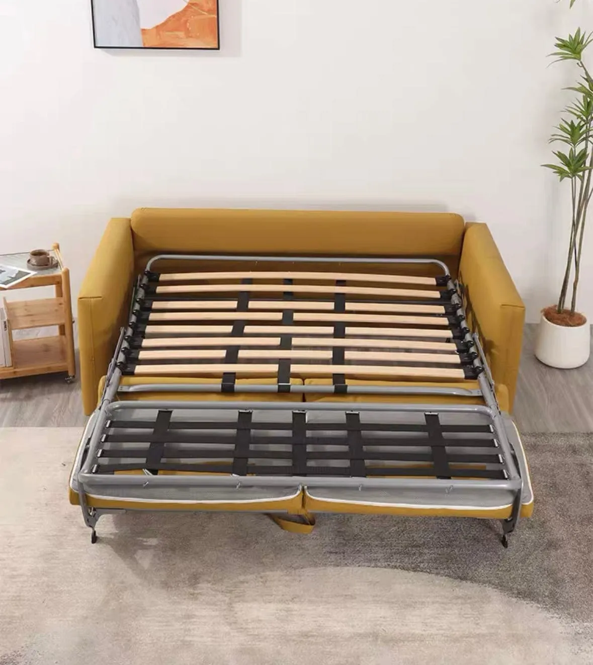 Ray Scratch Resistant Foldable Sofa Bed with Mattress