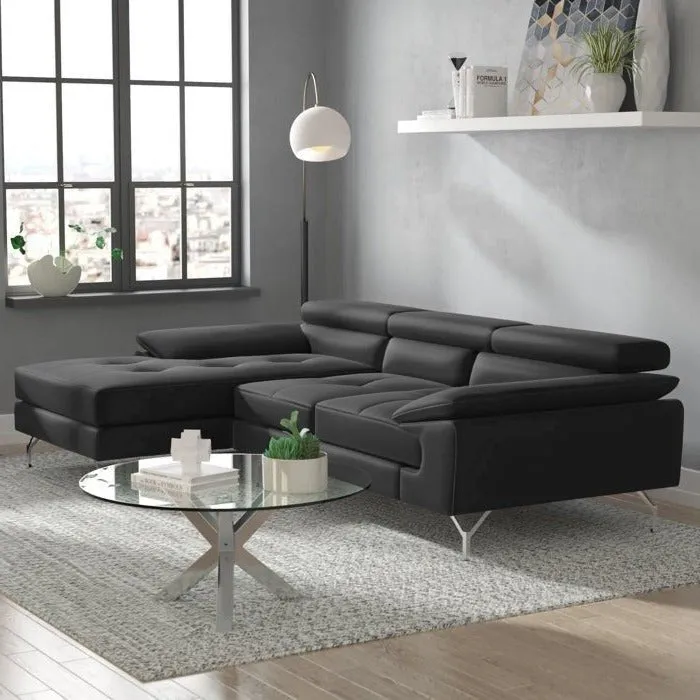 Renzo Leatherette Sofa For Living Room