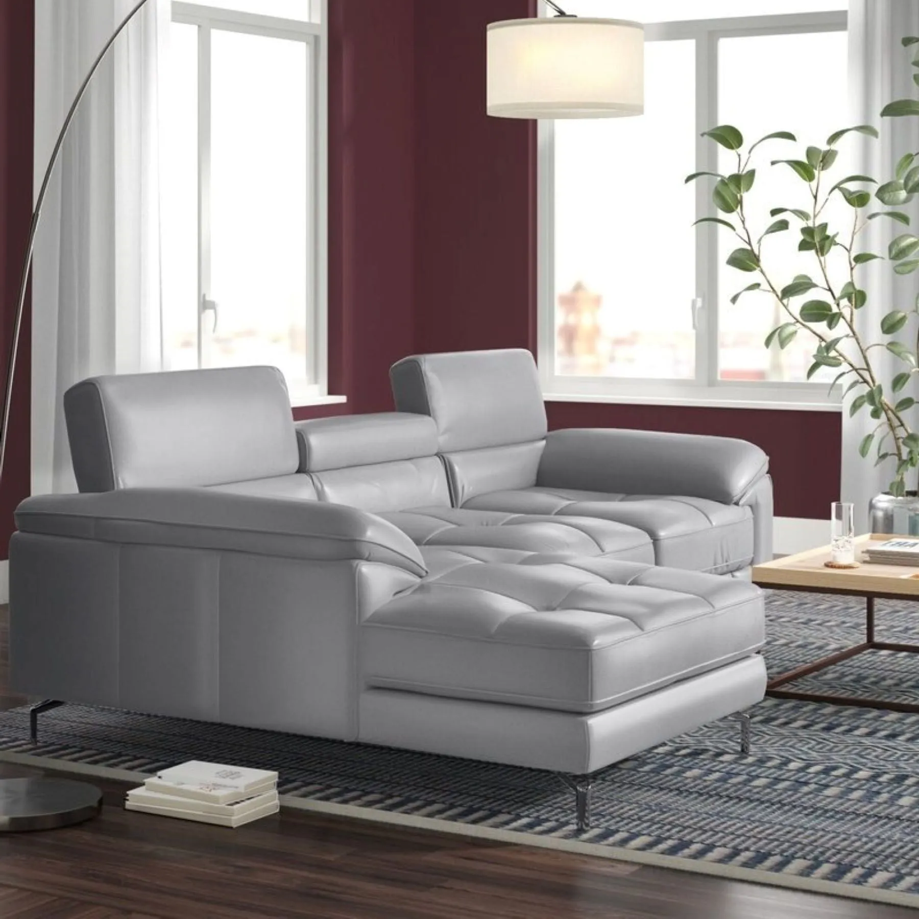 Renzo Leatherette Sofa For Living Room