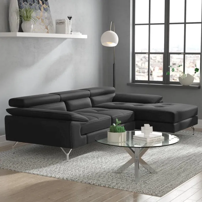 Renzo Leatherette Sofa For Living Room