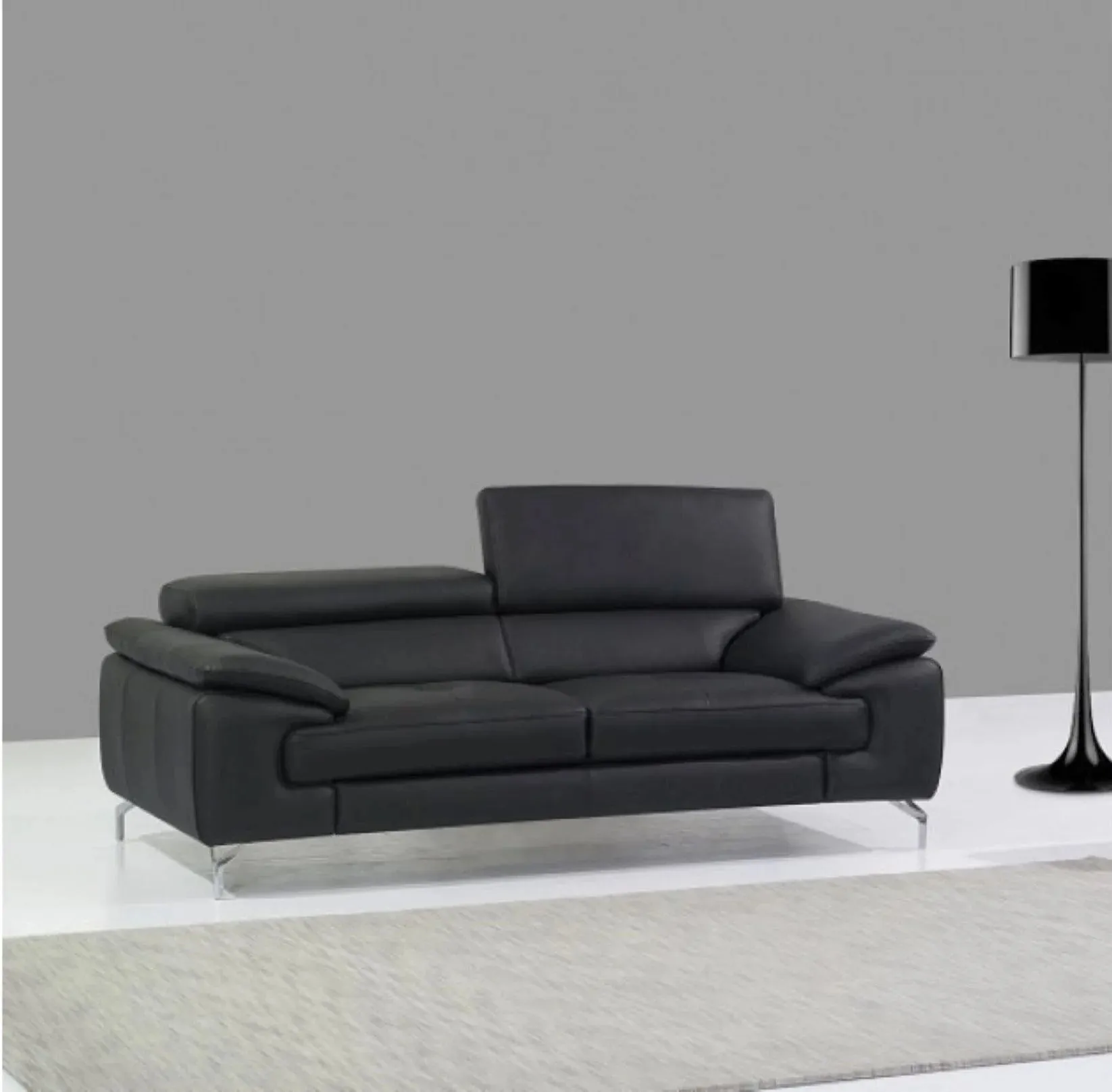 Renzo Leatherette Sofa For Living Room