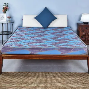 Restolex Comfort Quilt -Natural Coir Mattress84 X 36 x 5 Inches Single Blue