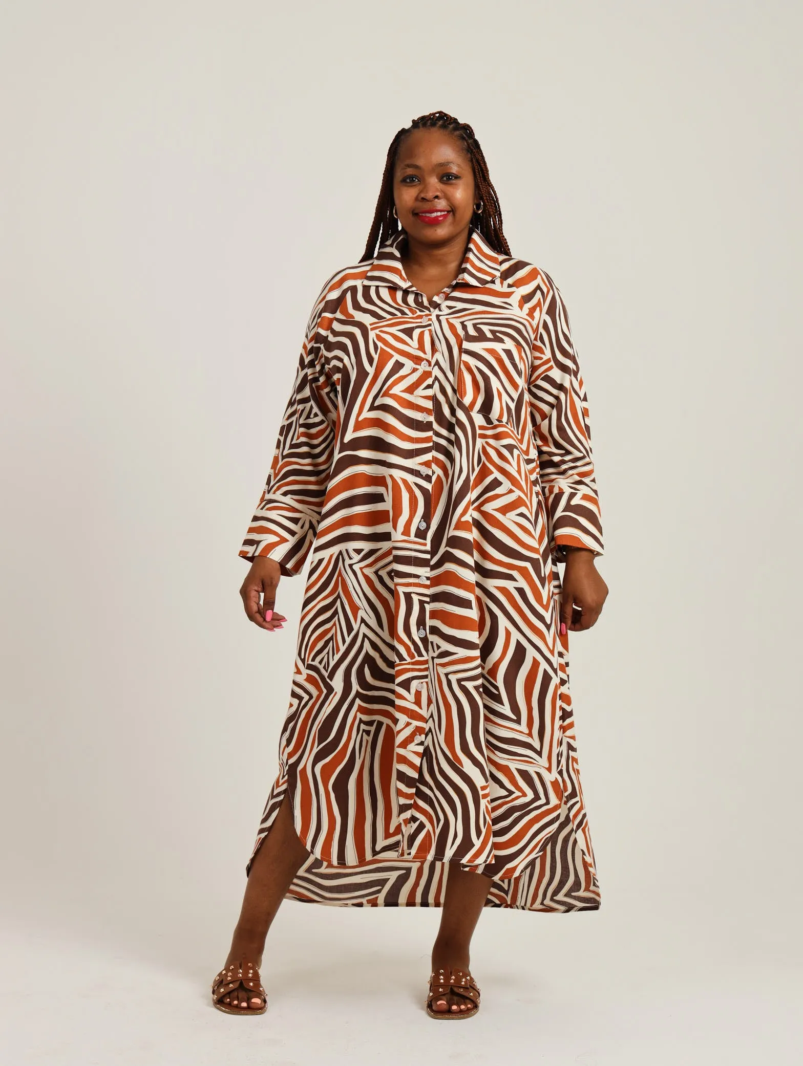 River Indigo Dress- Ankara