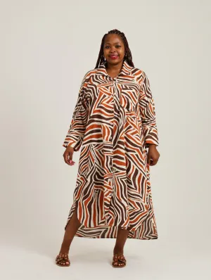 River Indigo Dress- Ankara