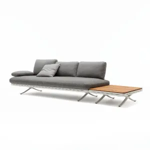 rolf benz | yoko 219 outdoor sofa with shelf | bianco