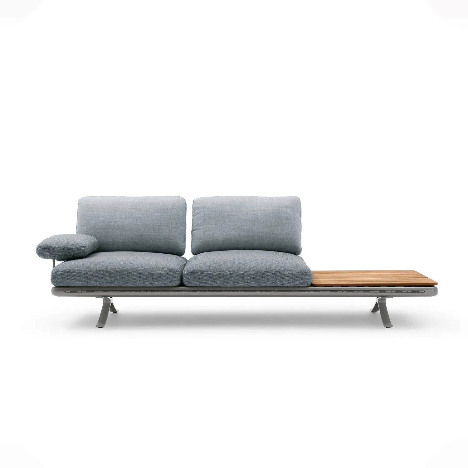 rolf benz | yoko 219 outdoor sofa with shelf | bianco