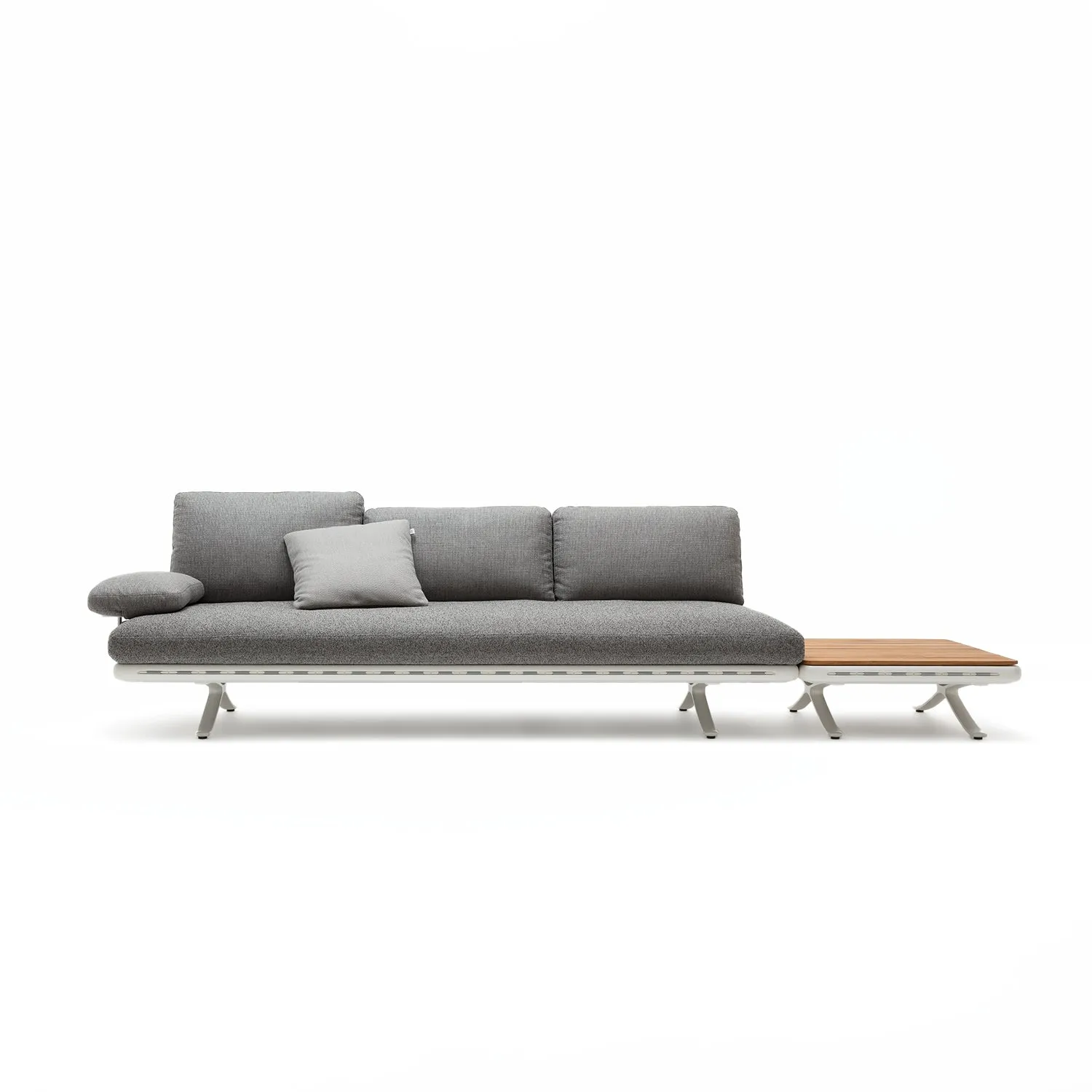 rolf benz | yoko 219 outdoor sofa with shelf | bianco