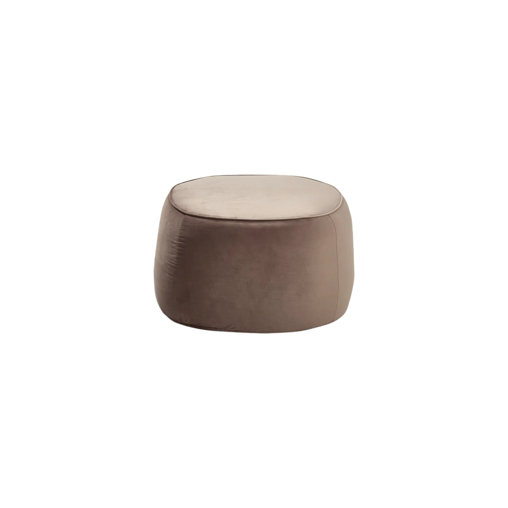 Shinola Taupe Ottoman