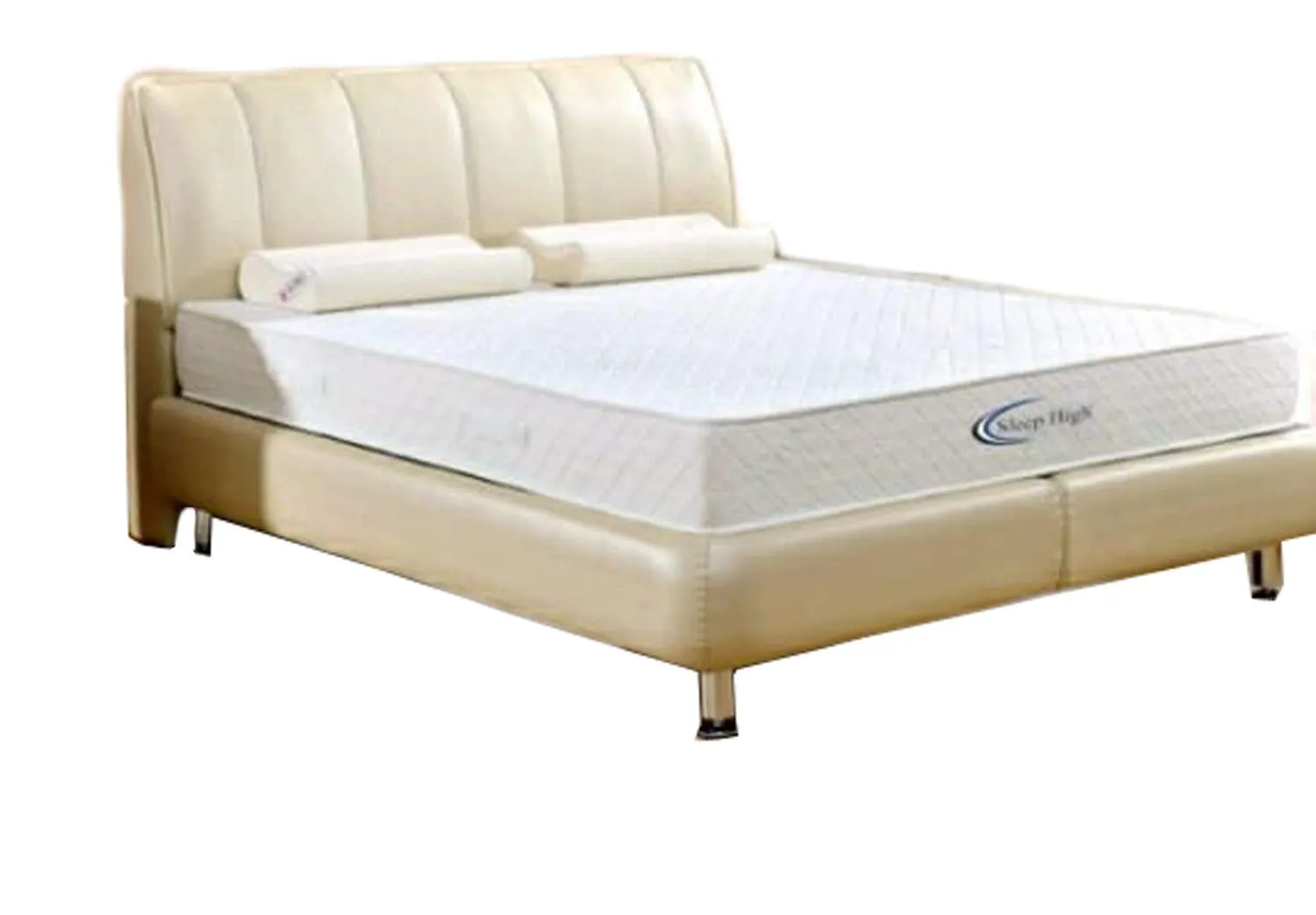 Sleep High Ortho Comfort Double Size Foam Mattress (75 * 60 * 8 Inches_White)