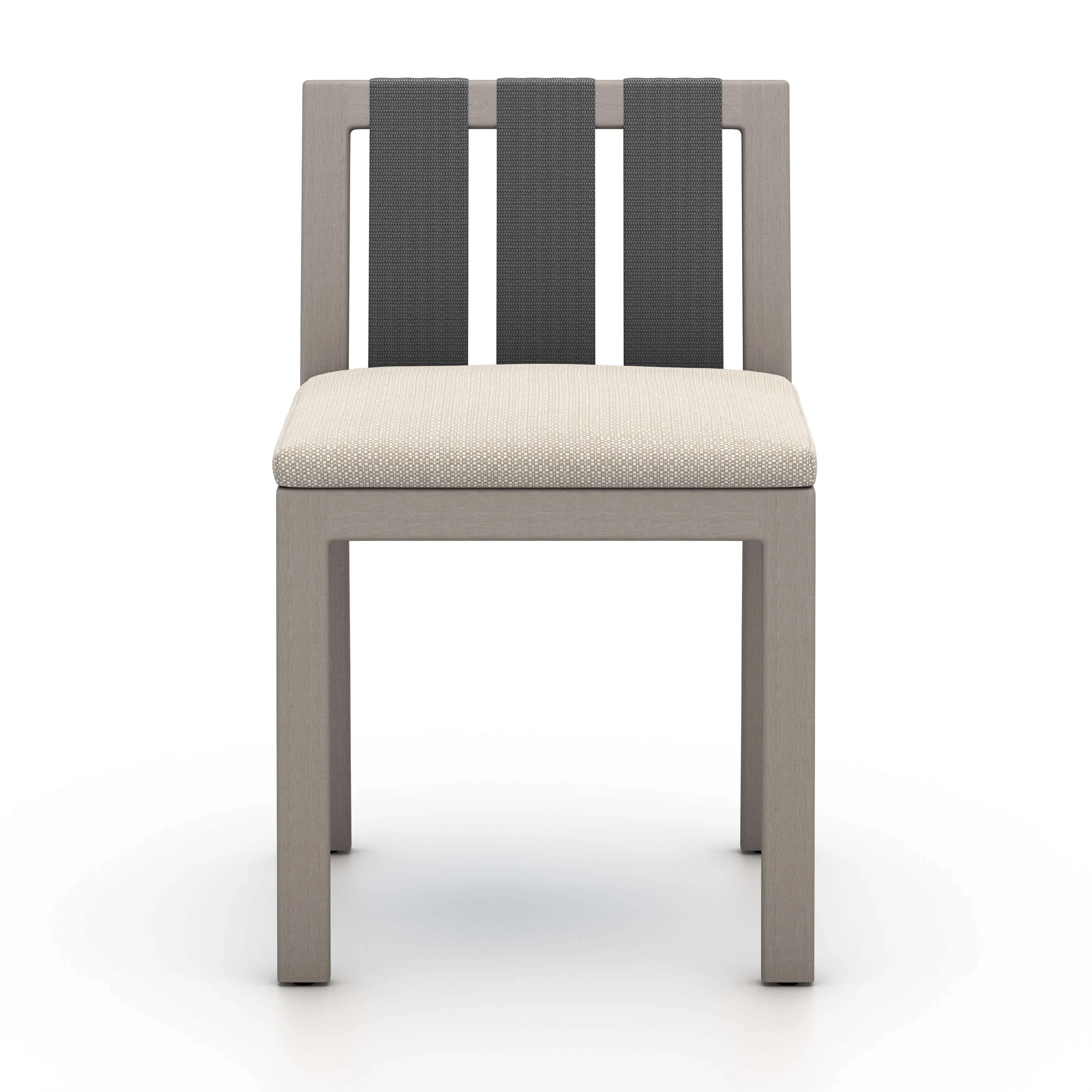 Sonoma Outdoor Dining Chair, Faye Sand/Weathered Grey, Set of 2