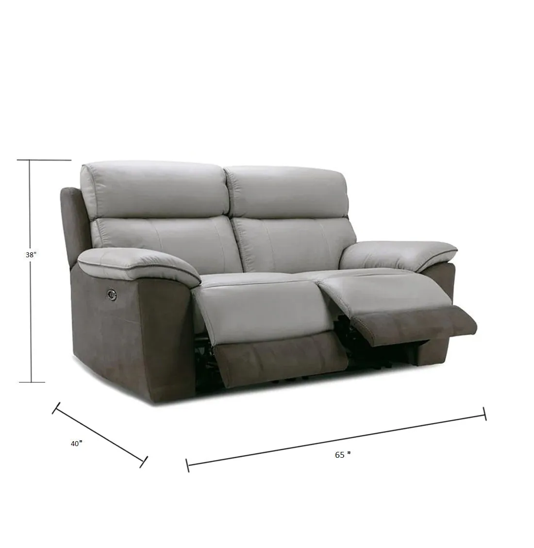 Styfan Leather Manual Recliner | Leather Manual Recliner