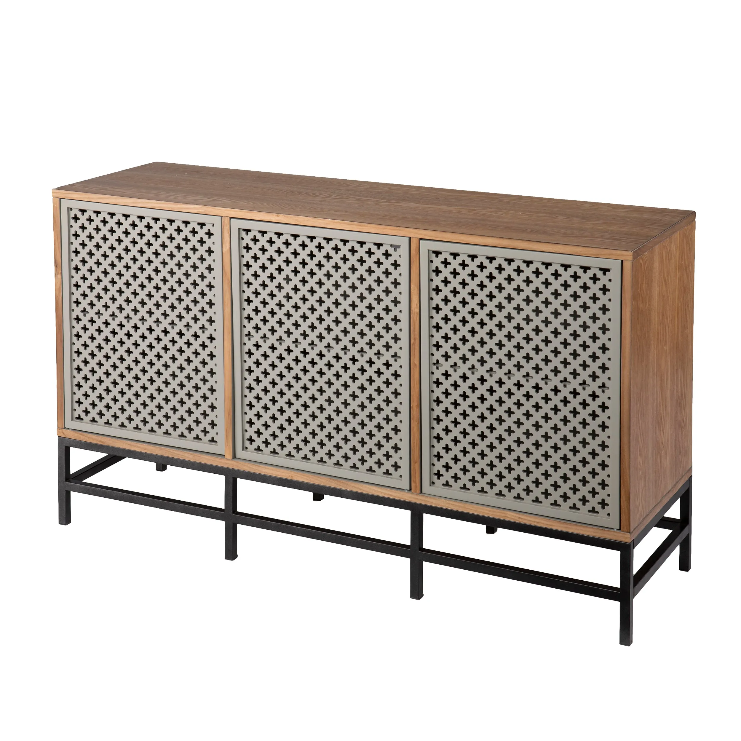 Sulham Modern 3-Door Media Cabinet