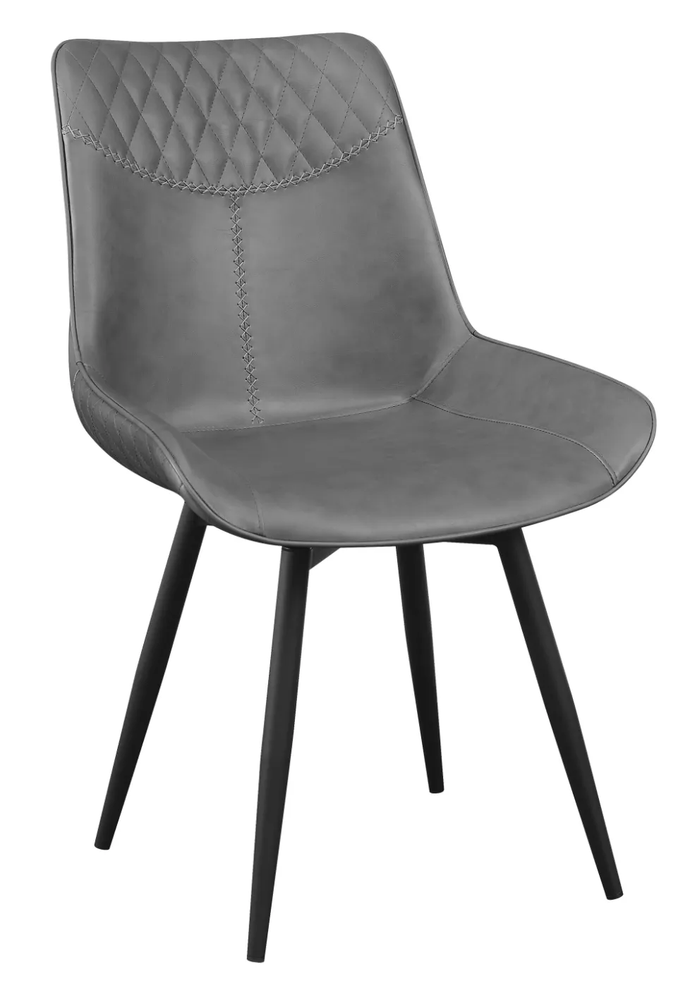 Swivel Upholstered Side Chair Grey