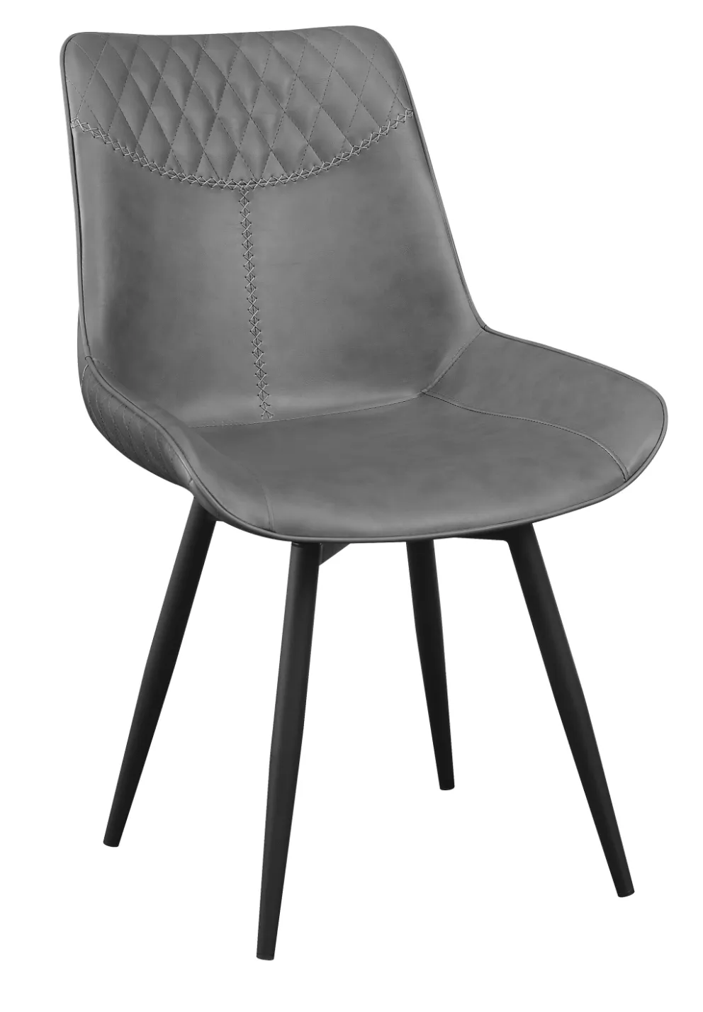 Swivel Upholstered Side Chair Grey