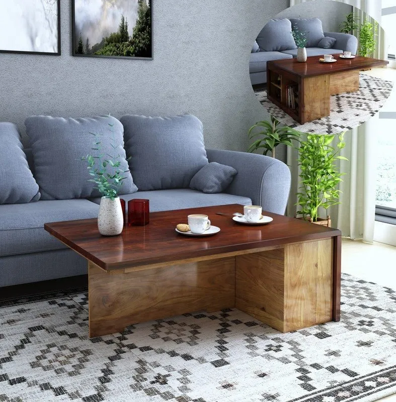 Transform Your Home: Bliss Solid Wood Coffee Table | Centre Table | For Living Room